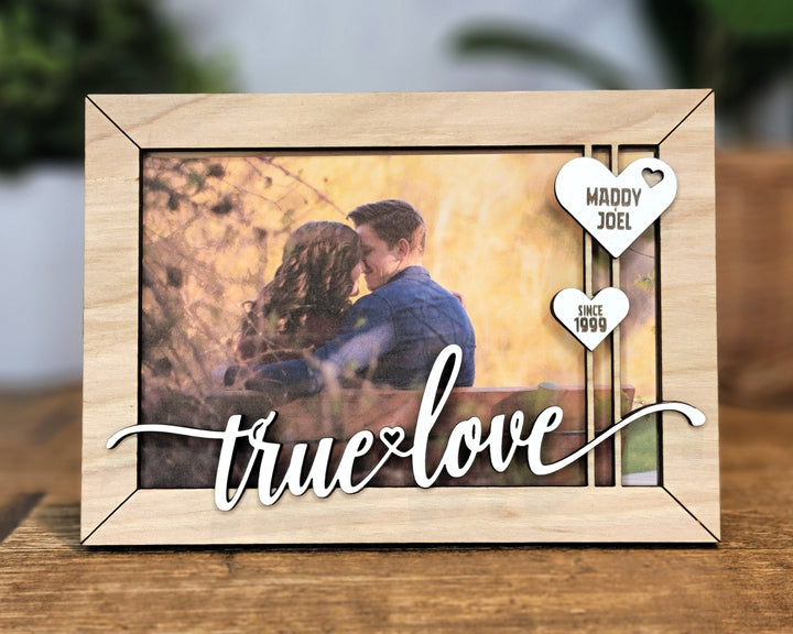 Treasured Moments Photo Frames - Includes Frame Sizes 4x6, 5x5, 5x7, 8x10 - 6 text options - Tested on Glowforge & Lightburn